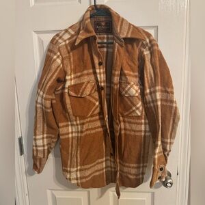 Flannel Shirt Jacket- Medium